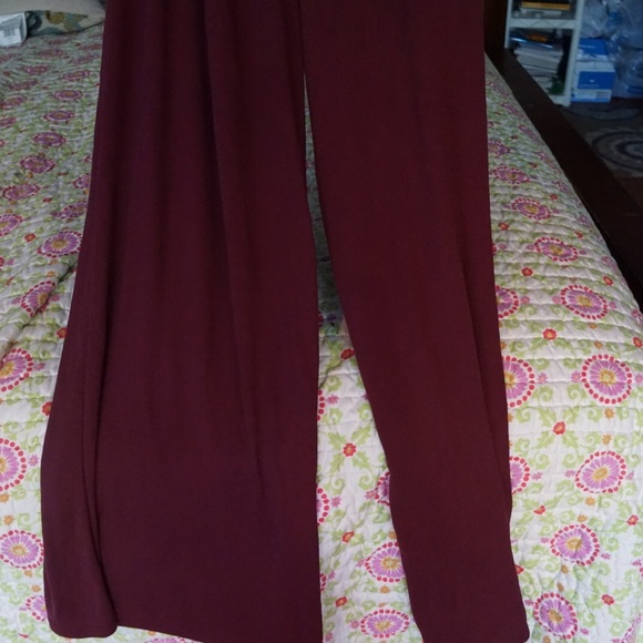 Wine Jumpsuit/Palazzo Overalls - Picture 8 of 10